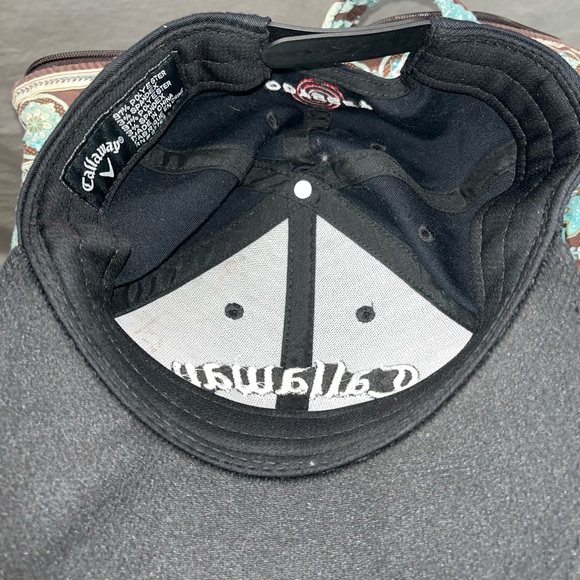 Callaway Black Chrome Soft Odyssey Apex Golf Strapback Hat - Picture 5 of 6